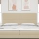 vidaXL Wezgłowie Jasnozielone Szare Sztruks 200 x 5 x 118/128 cm Trwałe 3