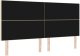 vidaXL Wezgłowie Jasnozielone Szare Sztruks 200 x 5 x 118/128 cm Trwałe 6