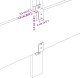 vidaXL Wezgłowie Jasnozielone Szare Sztruks 200 x 5 x 118/128 cm Trwałe 10