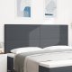 vidaXL Wezgłowie Ciemnoszary Sztruks 200 x 5 x 118/128 cm Wezgłowie 1