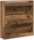 Organizer na buty vidaXL Stare drewno Drewno 80 x 21 x 87,5 cm 8