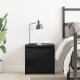 vidaXL Szafka nocna Czarny dąb Materiał drewnopochodny 40 x 30 x 39 cm 4