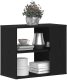 vidaXL Bufet Czarny z materiału drewnopochodnego 60 x 30 x 50 cm 3