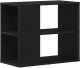 vidaXL Bufet Czarny z materiału drewnopochodnego 60 x 30 x 50 cm 5