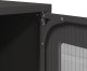 vidaXL Szafka, czarna, 68x39x123 cm, stal 10