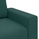 vidaXL Sofa Ciemnozielona Tkanina, Drewno Standardowy Ergonomiczny 7
