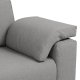 Sofa vidaXL Jasnoszara Tkanina Średnia Zdejmowane pokrowce 6
