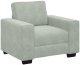 vidaXL Sofa Fotel Jasnoszary 60 cm Aksamit 2