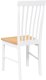 vidaXL Krzesła do jadalni 2 szt. Białe lite drewno gumowe 7