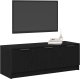 vidaXL Szafka TV Czarny dąb Średni 3
