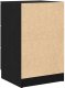 vidaXL Stolik nocny Czarny dąb MDF 40 x 65 x 65 cm Przechowywanie 6