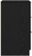vidaXL Stolik nocny Czarny dąb MDF 40 x 65 x 65 cm Przechowywanie 8