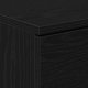 vidaXL Stolik nocny Czarny dąb MDF 40 x 65 x 65 cm Przechowywanie 9