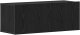 vidaXL Szafki RTV Czarny dąb 80 x 30 x 30 cm 2