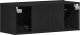 vidaXL Szafki RTV Czarny dąb 80 x 30 x 30 cm 6