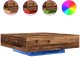 Stolik kawowy vidaXL Stare drewno Lite drewno 100 x 100 x 31 cm 3