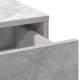 vidaXL Szary beton MDF Standard Nowoczesny boczny stół Prostokątny 8