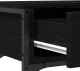 vidaXL Stolik Konsolowy Czarny dąb Drewno, Metal 100 cm Trwały 9