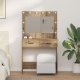 vidaXL Dąb rzemieślniczy MDF z dębowym laminatem 78,5 x 41 x 135 cm 1