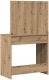 vidaXL Dąb rzemieślniczy MDF z dębowym laminatem 78,5 x 41 x 135 cm 7