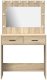 vidaXL Sonoma oak Drewno inżynieryjne, szkło 78.5 x 41 x 135 cm Toaletka 5