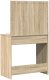 vidaXL Sonoma oak Drewno inżynieryjne, szkło 78.5 x 41 x 135 cm Toaletka 7