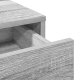 vidaXL Szary sonoma 100 x 41 x 140 cm Toaletka 9