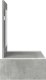 vidaXL Toaletka Beton szary MDF 83 x 40 x 70 cm Toaletka Prostokątna 7