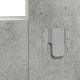 vidaXL Toaletka Beton szary MDF 83 x 40 x 70 cm Toaletka Prostokątna 10