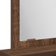 vidaXL Brązowy dąb Lite drewno dębowe 50 x 41 x 140 cm Lustro Toaletka 8