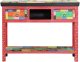 vidaXL Stół konsolowy Czerwony, wielokolorowy Lite drewno Średni 1