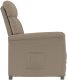 vidaXL Fotel relaksacyjny w kolorze taupe z mikrofibry 3