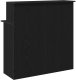 vidaXL Biurko recepcyjne czarne 100x50x103,5 cm Drewno klejone 7