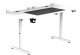 Biurko, elektycznie regulowany, 160X70 cm, 72-117 cm, HIGHLANDER XXL WHITE, bia�y, ULTRADESK 3