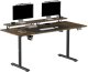 Biurko, elektycznie regulowany, 160X70 cm, 72-117 cm, HIGHLANDER XXL BROWN, br�zowy, ULTRADESK 2