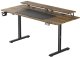 Biurko, elektycznie regulowany, 160X70 cm, 72-117 cm, HIGHLANDER XXL BROWN, br�zowy, ULTRADESK 3