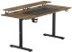Biurko, elektycznie regulowany, 160X70 cm, 72-117 cm, HIGHLANDER XXL BROWN, br�zowy, ULTRADESK 4