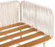 Beliani Sofa ogrodowa dla 3 osób SENISE Metal Szary 3