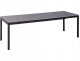 Beliani Stół ogrodowy rozkładany aluminium 198/248 x 90 cm szary TOFANE 1