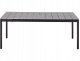 Beliani Stół ogrodowy rozkładany aluminium 198/248 x 90 cm szary TOFANE 7