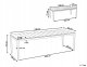 Beliani Stół ogrodowy rozkładany aluminium 198/248 x 90 cm jasne drewno TOFANE 3
