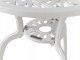 Beliani Stolik ogrodowy metalowy ø 61 cm biały DASCIO 6
