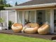 Beliani Sofa ogrodowa dla 2 osób MAIORI Rattan Naturalny 2