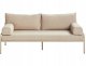 Beliani Sofa ogrodowa dla 2 osób SOLOFRA Metal Beżowy 1