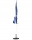 Beliani Parasol ogrodowy ⌀ 245 cm niebiesko-biały MINOA 5