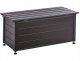Skrzynia ogrodowa Beliani Skrzynia ogrodowa CAMPALTO Metal 113 cm 50 cm Ciemnobrązowy 5