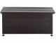 Skrzynia ogrodowa Beliani Skrzynia ogrodowa CAMPALTO Metal 113 cm 50 cm Ciemnobrązowy 6