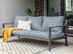Beliani Sofa ogrodowa dla 3 osób KIATO Metal Ciemnoszary 2