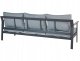 Beliani Sofa ogrodowa dla 3 osób KIATO Metal Ciemnoszary 6