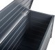 Skrzynia ogrodowa Beliani Skrzynia ogrodowa CAMPALTO Metal 113 cm 50 cm Ciemnoszary 7